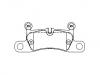 Brake Pad Set:958 352 939 00