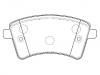 Bremsbelagsatz, Scheibenbremse Brake Pad Set:77 01 209 864