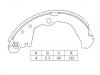 Bremsbackensatz Brake Shoe Set:K1195