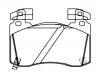 Bremsbelagsatz, Scheibenbremse Brake Pad Set:58101-J5A51