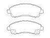 刹车片 Brake Pad Set:MK530582